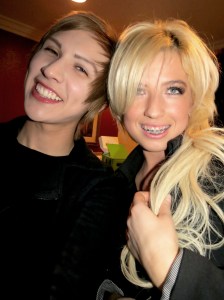Getting the night started with Danielle.