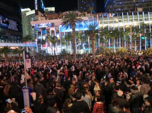Outside of Planet Hollywood.