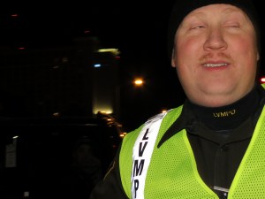 Is my flash too much officer?