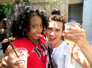 TMZ crew was there. You know I had to get a photo.