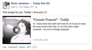 Some stuff I've left on Teddy's wall lol.